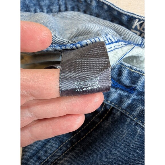 Kenneth Cole Reaction Jeans Mens 38X32 (30) Blue Medium Wash Cotton Straight Fit - Picture 8 of 15